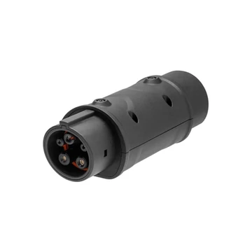 Elektromos autó töltőcsatlakozó adapter Type2-ről Type1-re
