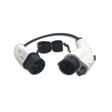 Elektromos autó töltőcsatlakozó adapter Type1-ről Type2-re