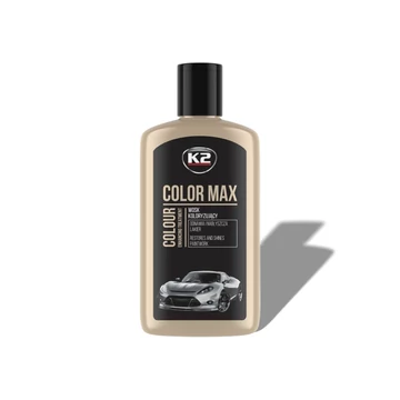 K2 COLOR MAX fekete polír-wax 250ml