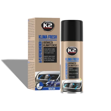 K2 KLIMA FRESH klímatisztító bomba aeroszol Új autó (New Car) illattal 150ml