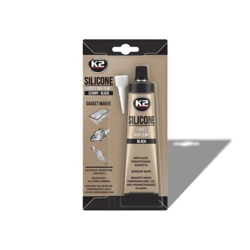 K2 Tömítőpaszta szilikon 85g | fekete
