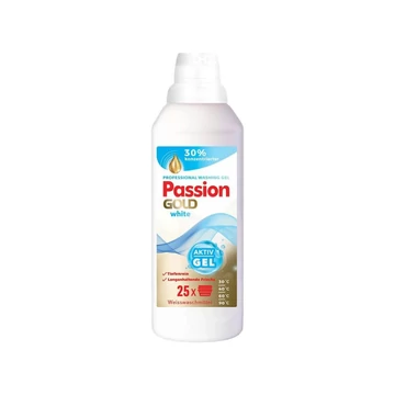 PASSION GOLD mosógél fehér 1L | 25 mosás | 8db/krt