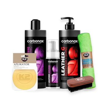 Carbonax Fényes bőrápoló és bőrtisztító csomag