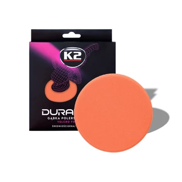 K2 DURAFLEX PRO tépőzáras polírkorong közepes 150mm (narancs)