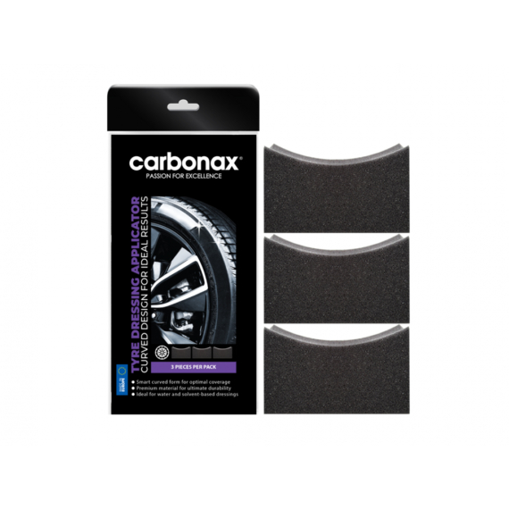 Carbonax Tyre Applicator Set - Gumiápoló ívelt applikátor (3db)