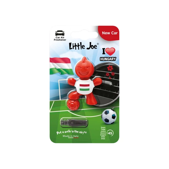Little Joe Soccer Hungary autóillatosító New Car | Új autó (piros)