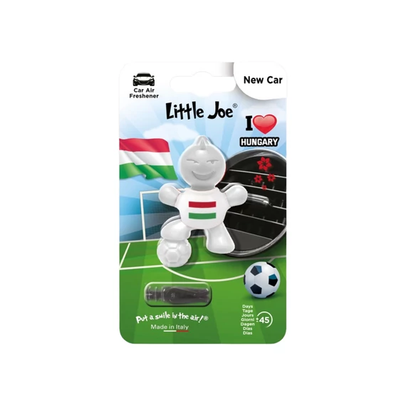 Little Joe Soccer Hungary autóillatosító New Car | Új autó (fehér)