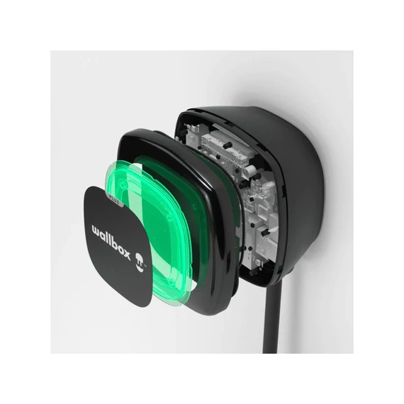 Wallbox Pulsar Plus elektromos autó fali töltő 5 méter | Type2 | 22kW | fekete