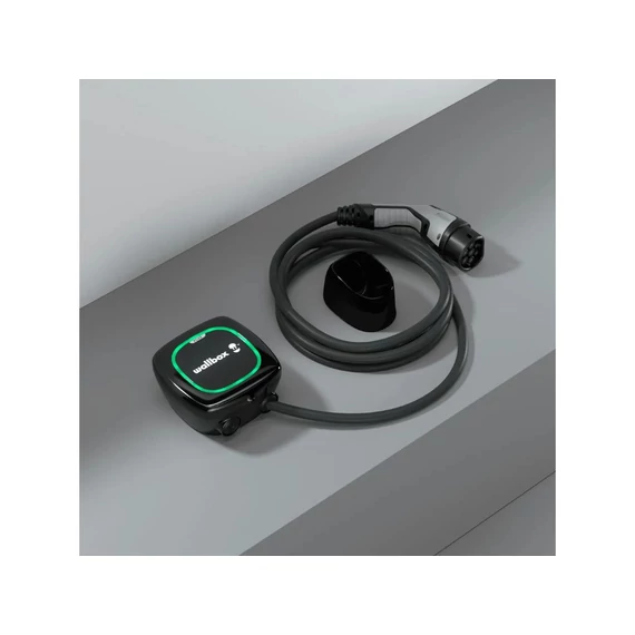 Wallbox Pulsar Plus elektromos autó fali töltő 5 méter | Type2 | 22kW | fekete
