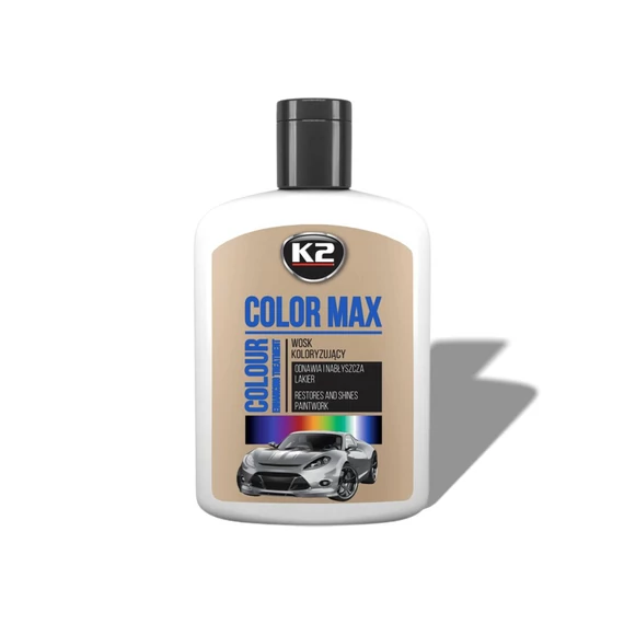 K2 COLOR MAX fehér polír-wax 250ml