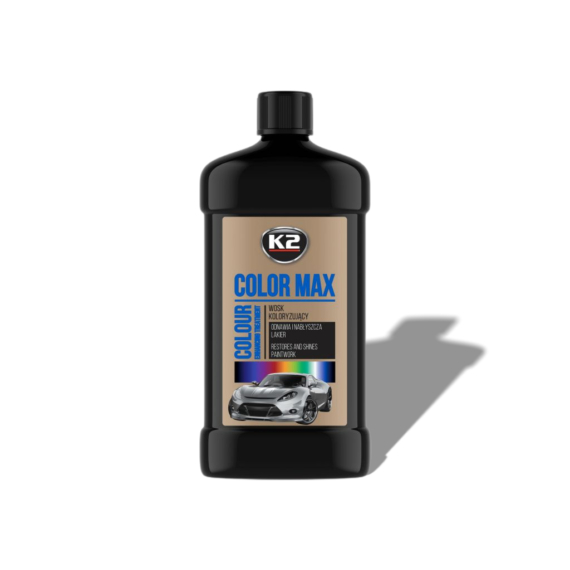 K2 COLOR MAX fekete polír-wax 500ml