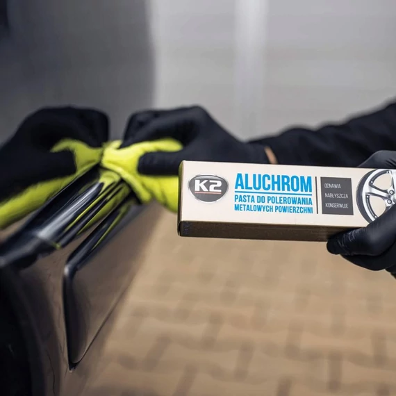 K2 ALUCHROM króm és fémpolírozó 120g