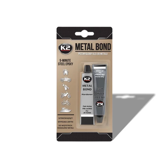K2 METAL BOND fém epoxy ragasztó 57g