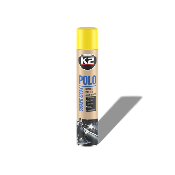 K2 POLO COCKPITMAX műszerfalápoló Citrom illatú aeroszol 750ml