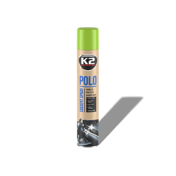 K2 POLO COCKPITMAX műszerfalápoló Zöldalma illatú aeroszol 750ml