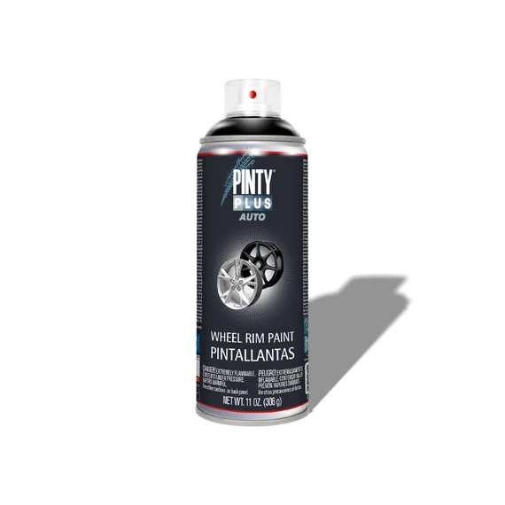 Pinty Plus Auto keréktárcsa festék aeroszol 400ml | fekete