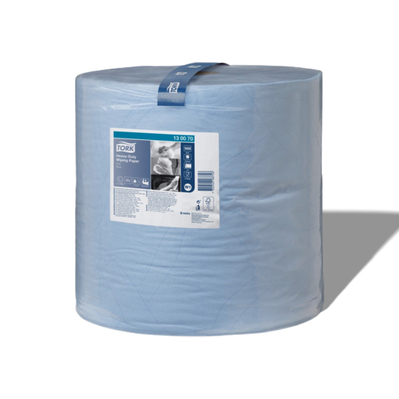 TORK ipari kék törlőpapír 2 rétegű, 1000 lapos, 37x34cm (TO130070)