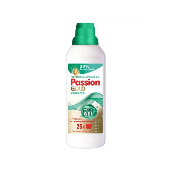 PASSION GOLD mosógél univerzális 1L | 25 mosás | 8db/krt
