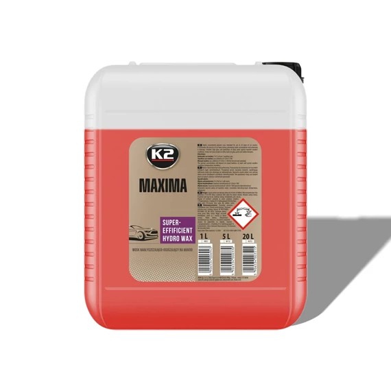 K2 MAXIMA hydro wax (vízlepergető) 20L