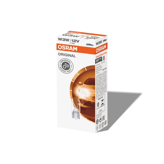 Osram 12V 3W W3W 2821 (műszerfal) izzó, 10db/doboz