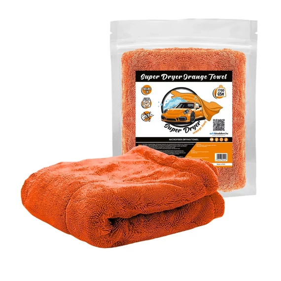 Super Dryer Orange Towel - Kétoldalas Járműszárító Törölköző | 1700gsm