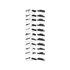 Bosoko Multi ablaktörlő lapát, 9 adapterrel 400mm/16