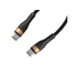 WG Adatkábel 3 az 1-ben | USB Type-C to USB Type-C / Lightning / Micro-USB | fekete | 5A | 150 cm