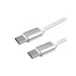 WG Adatkábel USB Type-C / USB Type-C | fehér | 3A | 100 cm
