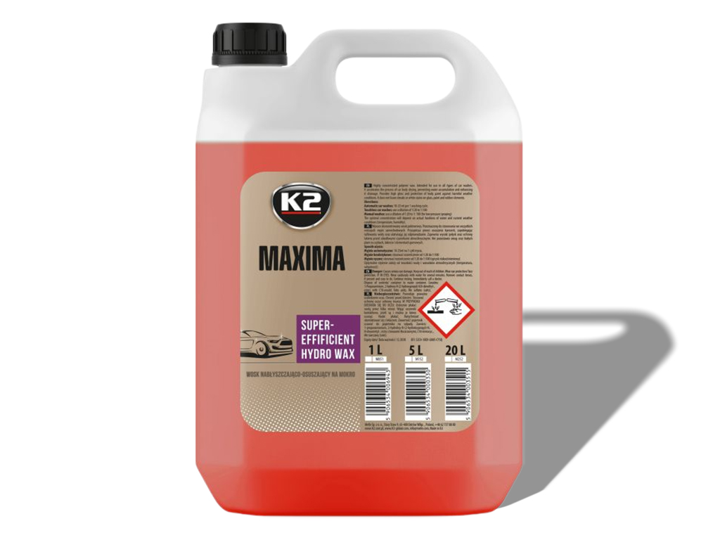K2 MAXIMA hydro wax (vízlepergető) 5L