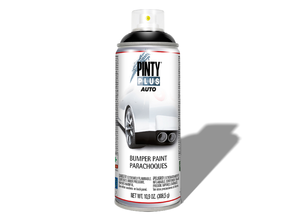 Pinty Plus Auto lökhárító festék texturált aeroszol 400ml | fekete
